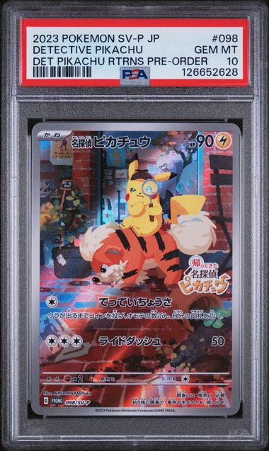 PSA 10 - Detective Pikachu 098/SV-P 2023