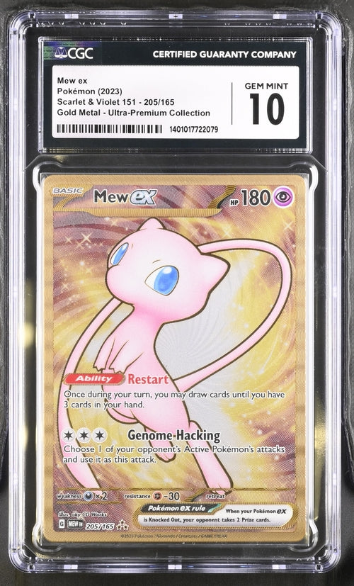 CGC 10 - Mew ex (Metal) 205/165 2023