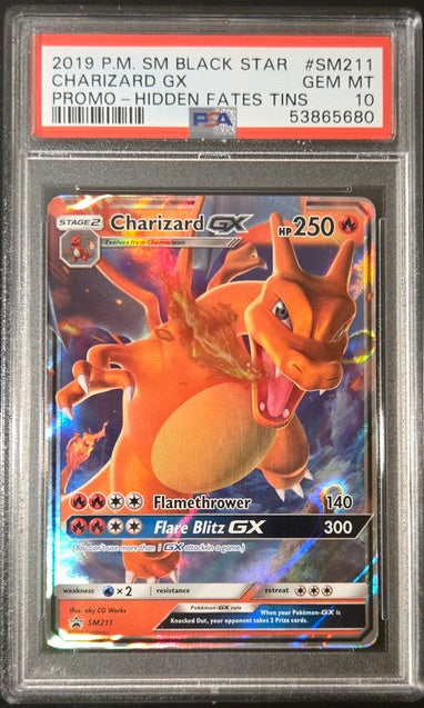 PSA 10 - Charizard GX SM211 2019
