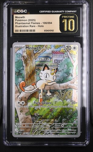 CGC P10 - Meowth 106/094 2025