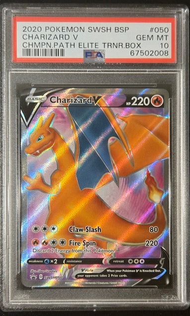 PSA 10 - Charizard V SWSH050 2020
